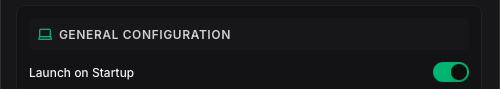 Startup Toggle